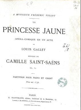 La Princesse jaune