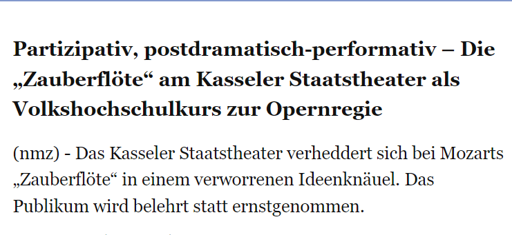 Die Zauberflöte